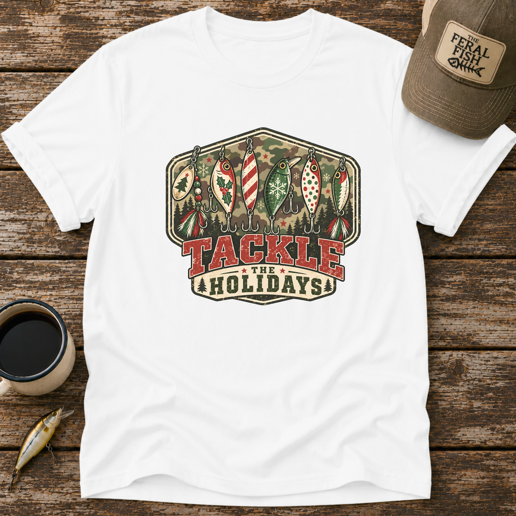 Tackle The Holidays Camo T-Shirt