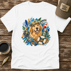 Fishing Retriever Collage T-Shirt