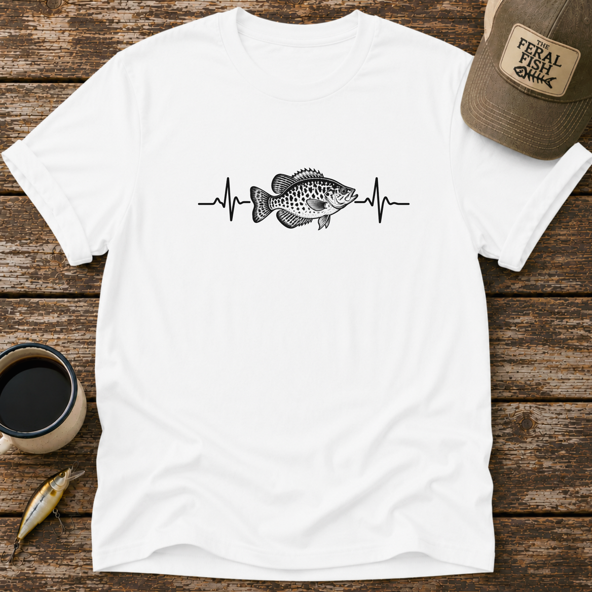 Crappie Heartbeat T-Shirt