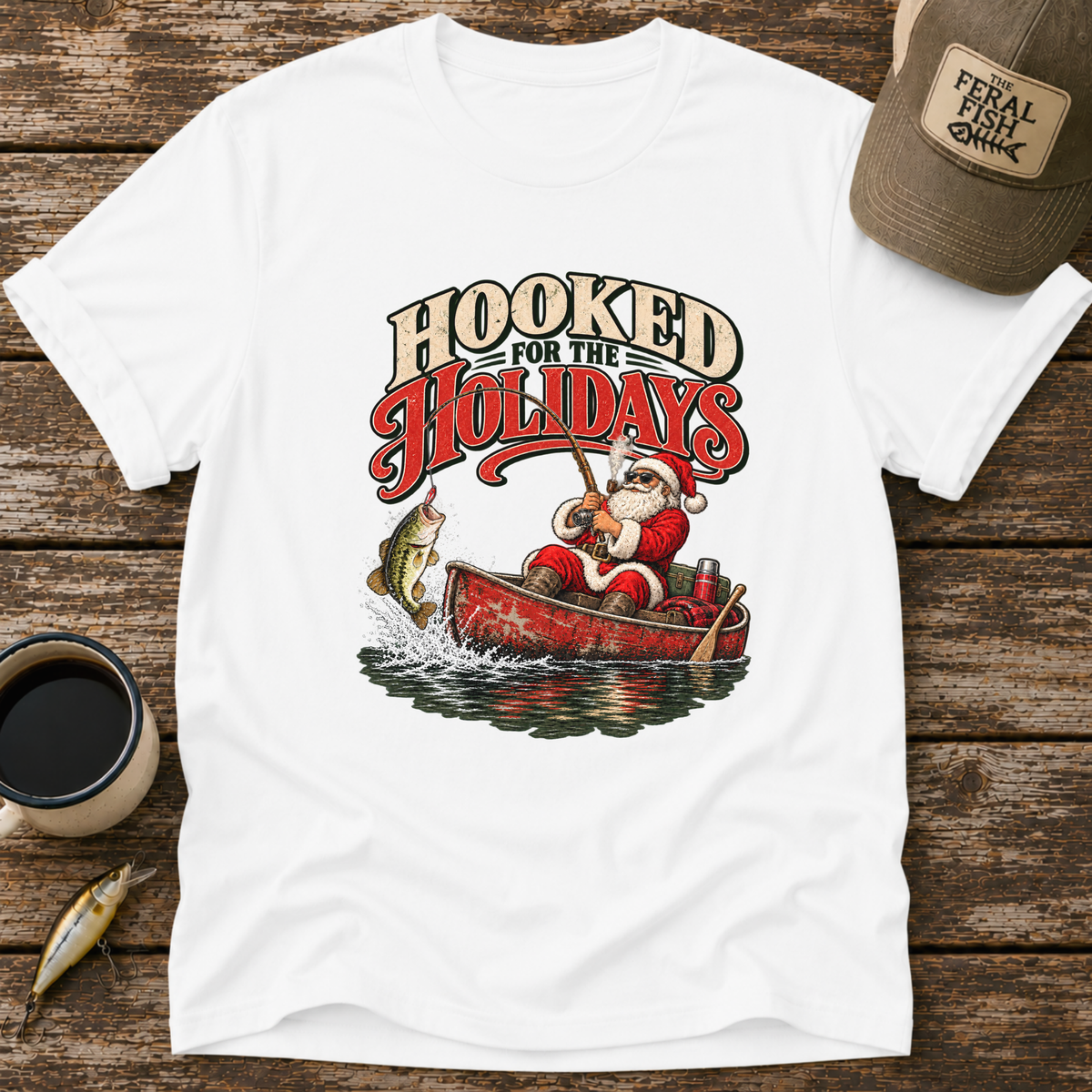 Hooked For The Holidays T-Shirt