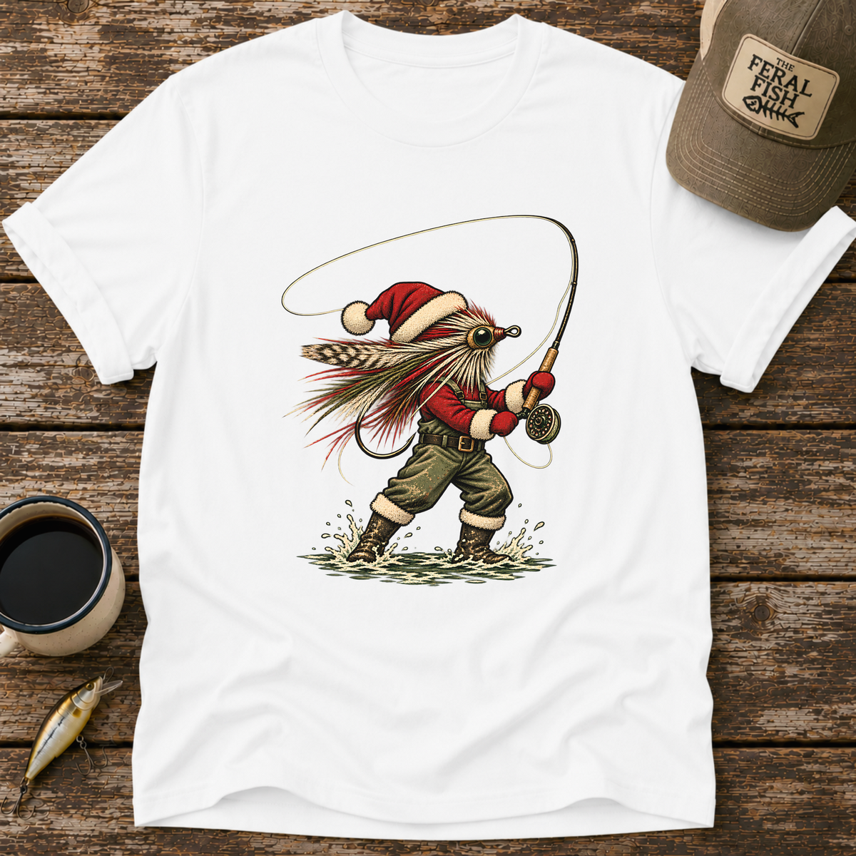 Holiday Fly Fishing Lure T-Shirt