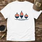 Retro Bobbers Fishing T-Shirt
