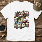 Just One More Cast Checkered T-Shirt